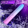 7-inch Vibrator with Magnetic Attachment Gradient Color Bullet Vibrator Hidden Adult Toy for Women