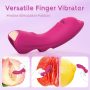 Female Finger Sleeve Mini AV Massager Vibrator G-Spot Masturbator Stimulating Adult Toy for Women