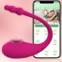 Single Vibration App Silent Remote-Controlled Vibrating Egg for Women Adult Toy for Teasing and Masturbation